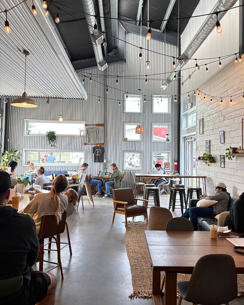The seating area inside Sycamore Coffee Co