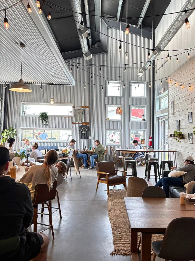 The seating area inside Sycamore Coffee Co