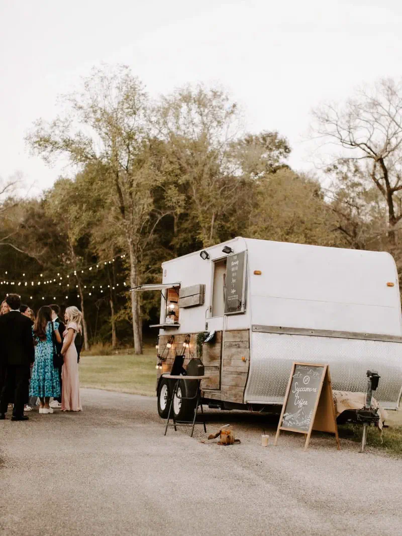 The Sycamore Coffee Camper parked at an event